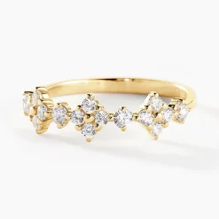 Bague Majestueuse Or Jaune Oxyde De Zirconium