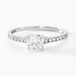 Bague Manon Or Blanc Oxyde De Zirconium