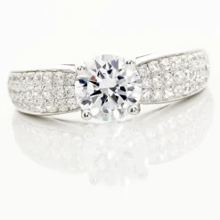 Bague Marilyn Argent Blanc Oxyde De Zirconium