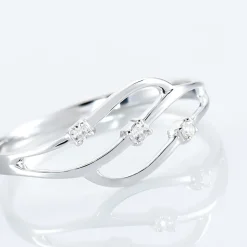 Marc Orian Bijoux Or|Anniversaire De Mariage > Bague Marnie Or Blanc Diamant