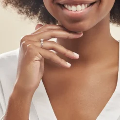 Bague Maryna Argent Blanc Oxyde De Zirconium