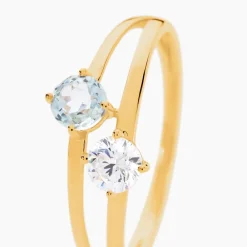 Marc Orian Anniversaire De Mariage|Bagues > Bague Matija Or Jaune Topaze Oxyde De Zirconium
