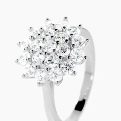 Bague Maximille Argent Blanc Oxyde De Zirconium