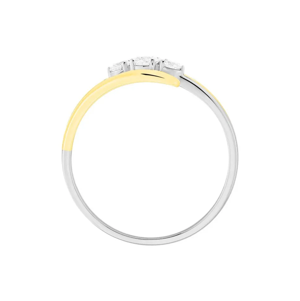 Bague Mayline Or Bicolore Diamant