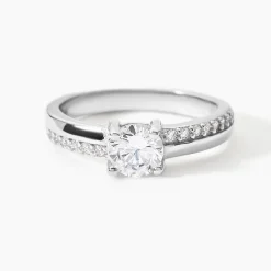 Marc Orian Bagues Fantaisie|Bijoux Zirconium > Bague Mayssara Argent Blanc Oxyde De Zirconium