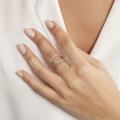 Marc Orian Bagues|Bagues Diamant > Bague Melani Or Tricolore Diamant