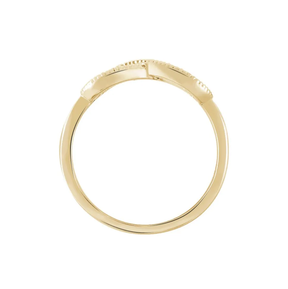 Bague Merane Plaqué Or Jaune Oxyde De Zirconium