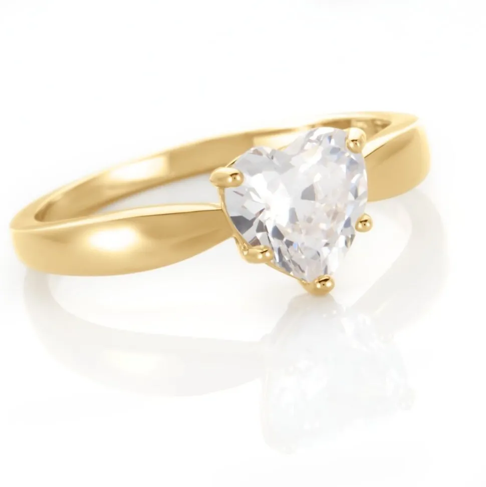 Bague Minos Plaqué Or Oxyde De Zirconium