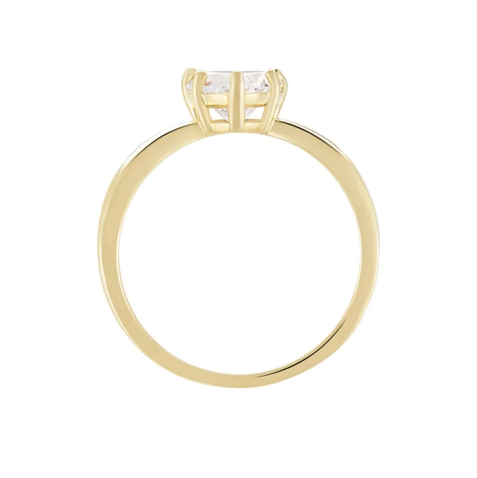 Bague Minos Plaqué Or Oxyde De Zirconium