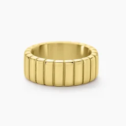 Marc Orian Bagues|Bijoux Acier Inoxydable > Bague Mira Acier Jaune