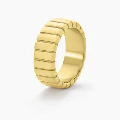 Marc Orian Bagues|Bijoux Acier Inoxydable > Bague Mira Acier Jaune