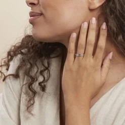 Marc Orian Bijoux Zirconium|Bagues > Bague Morrigan Or Blanc Oxyde De Zirconium
