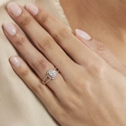Bague Myriama Plaqué Or Jaune Oxyde De Zirconium