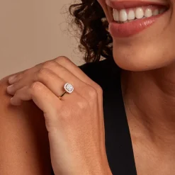 Marc Orian Parures De Mariage|Bagues > Bague Naveen Ld Or Jaune Diamant Synthétique