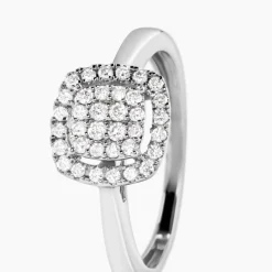 Marc Orian Bagues|Bijoux Platine > Bague Naveen Ld Platine Blanc Diamant Synthétique