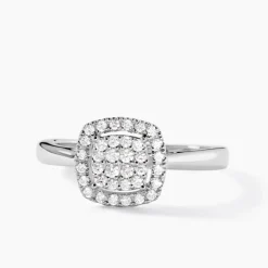 Marc Orian Bagues|Bijoux Platine > Bague Naveen Ld Platine Blanc Diamant Synthétique