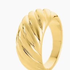 Marc Orian Bagues|Bijoux Acier Inoxydable > Bague Nemee Acier Jaune