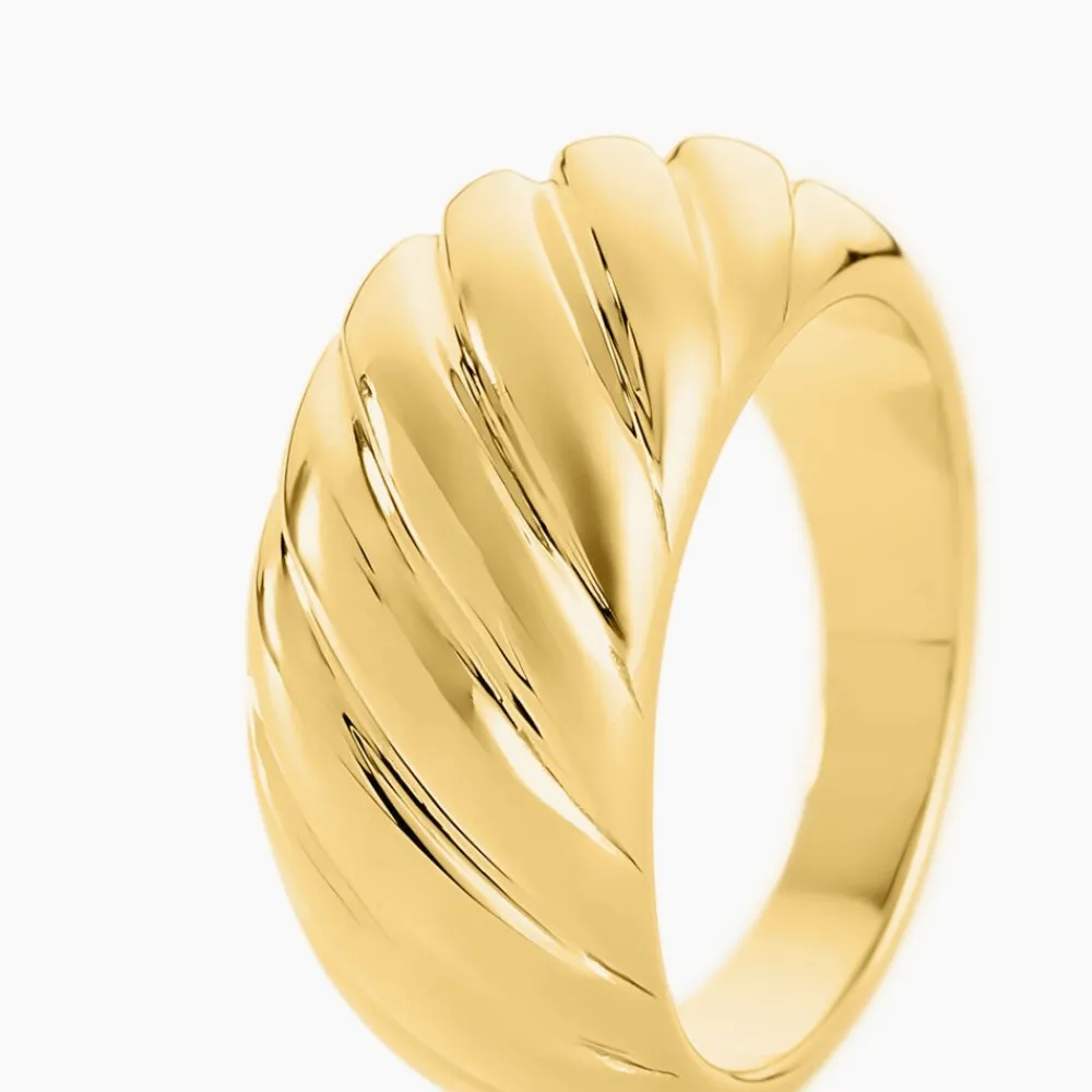 Marc Orian Bagues|Bijoux Acier Inoxydable > Bague Nemee Acier Jaune