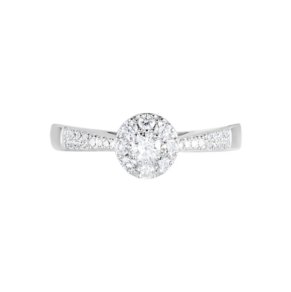 Bague Neptune Or Blanc Diamant