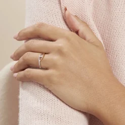 Marc Orian Anniversaire De Mariage|Bagues > Bague Nohane Or Bicolore Diamant