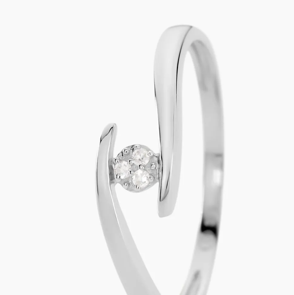 Bague Nolah Or Blanc Diamant