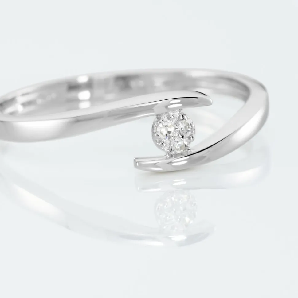 Bague Nolah Or Blanc Diamant