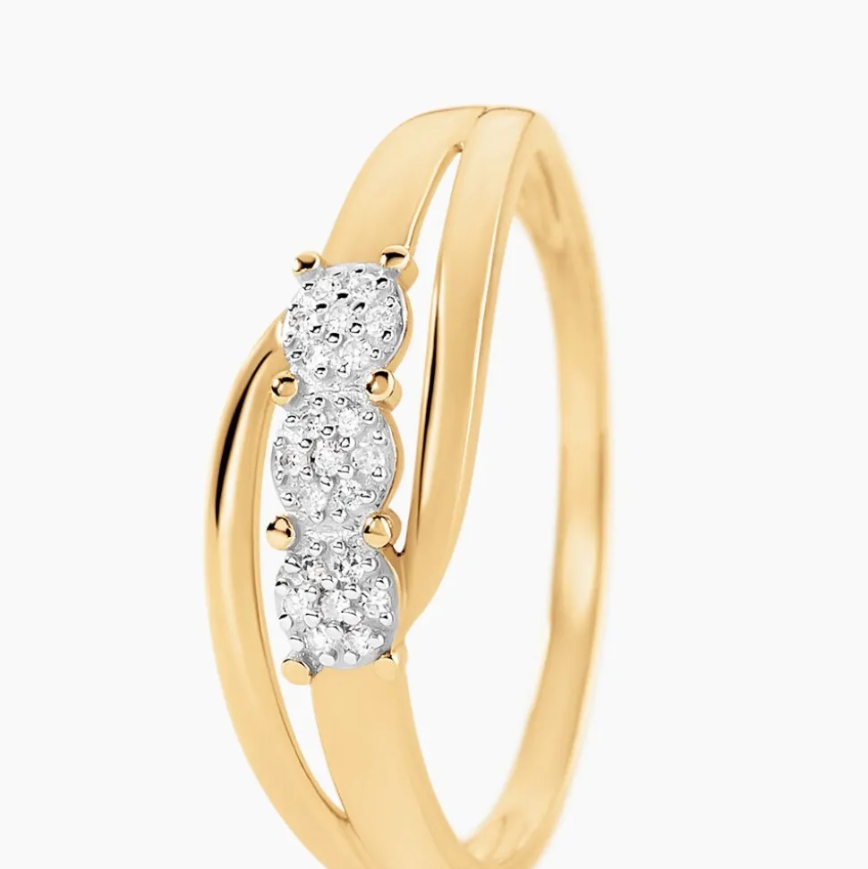 Bague Nolan Or Jaune Diamant