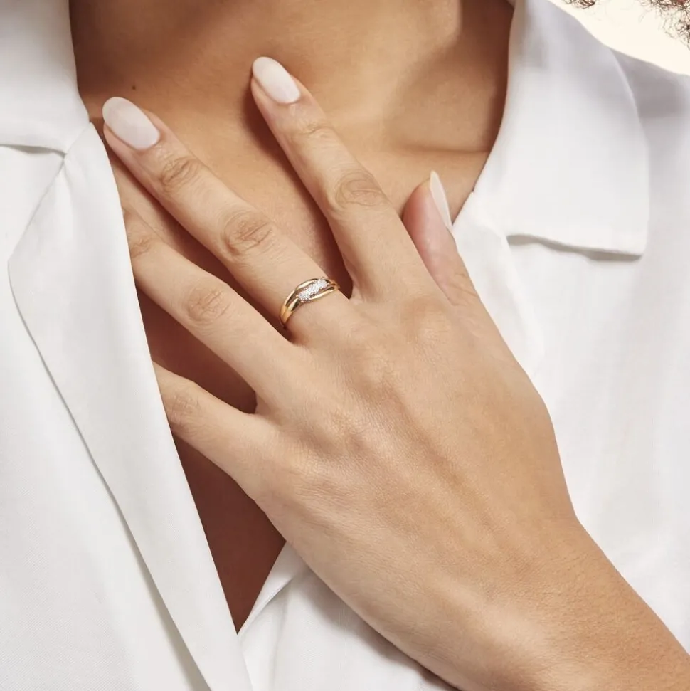Bague Nolan Or Jaune Diamant