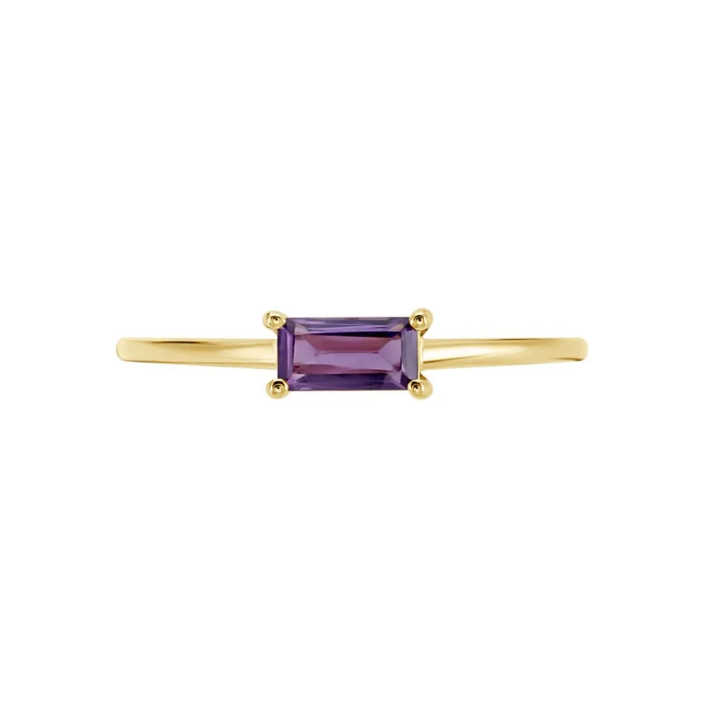 Marc Orian Anniversaire De Mariage|Bagues > Bague Nottingham Or Jaune Améthyste or jaune améthyste violet