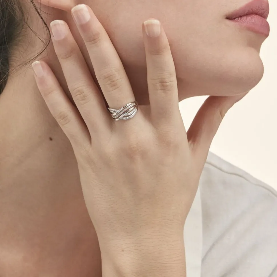 Bague Ocean Or Blanc Diamant