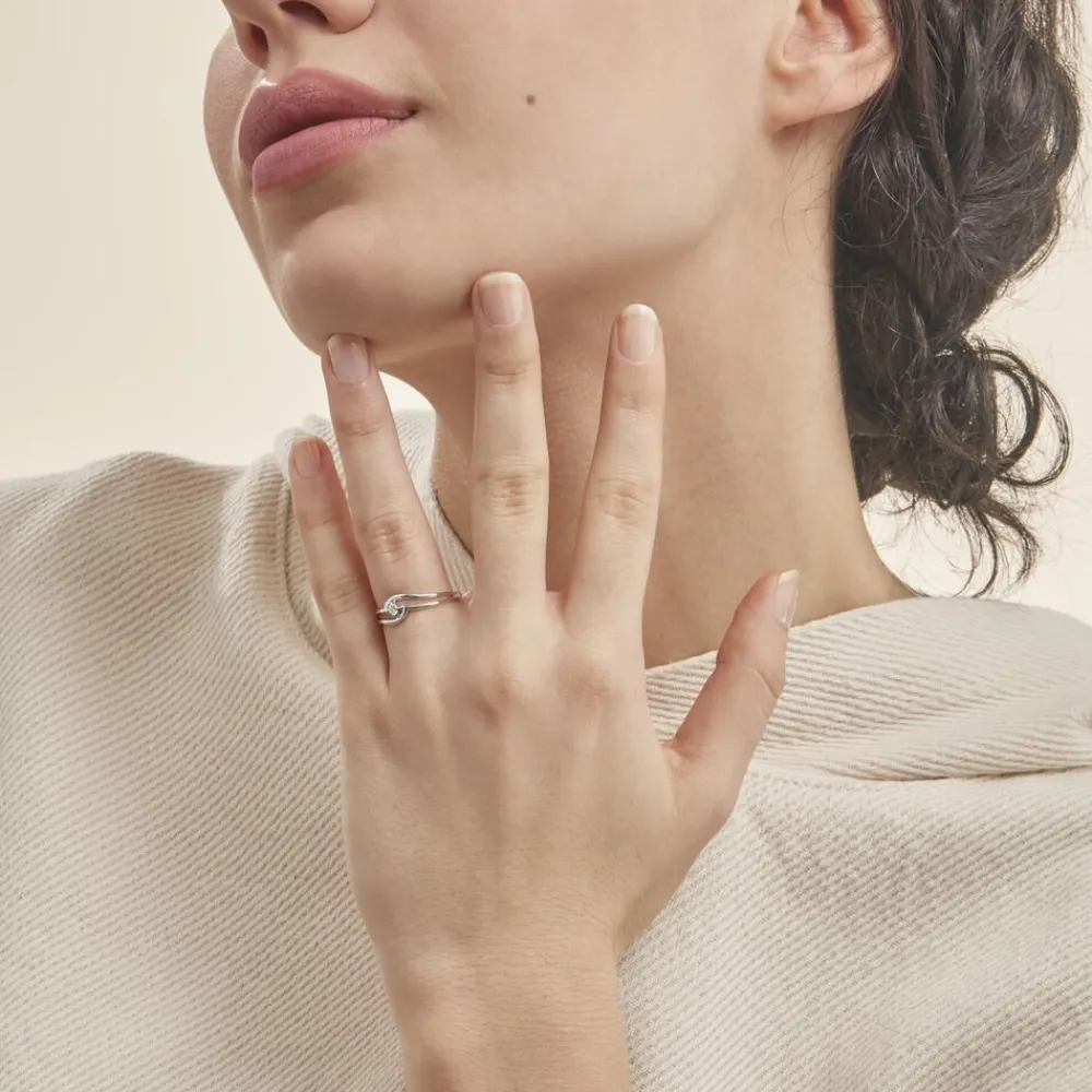 Marc Orian Bagues|Bagues Fiançailles > Bague Onenn Or Blanc Diamant