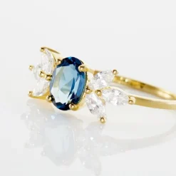 Marc Orian Anniversaire De Mariage|Bagues > Bague Or Blanc Dayron Topaze Oxydes De Zirconium