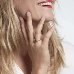Marc Orian Anniversaire De Mariage|Bagues > Bague Or Blanc Dayron Topaze Oxydes De Zirconium