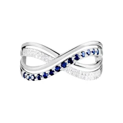 Marc Orian Anniversaire De Mariage|Bagues Saphir > Bague Or Blanc Maudy Saphirs Diamants