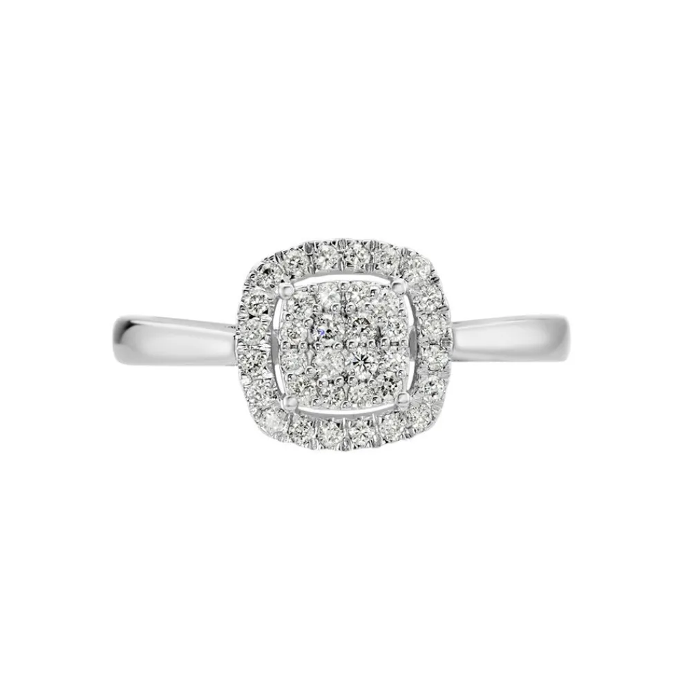 Marc Orian Bagues|Bagues Diamant > Bague Or Blanc Naveen Diamants Synthétiques