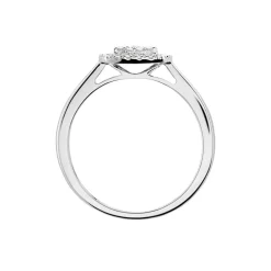 Marc Orian Bagues|Bagues Diamant > Bague Or Blanc Naveen Diamants Synthétiques