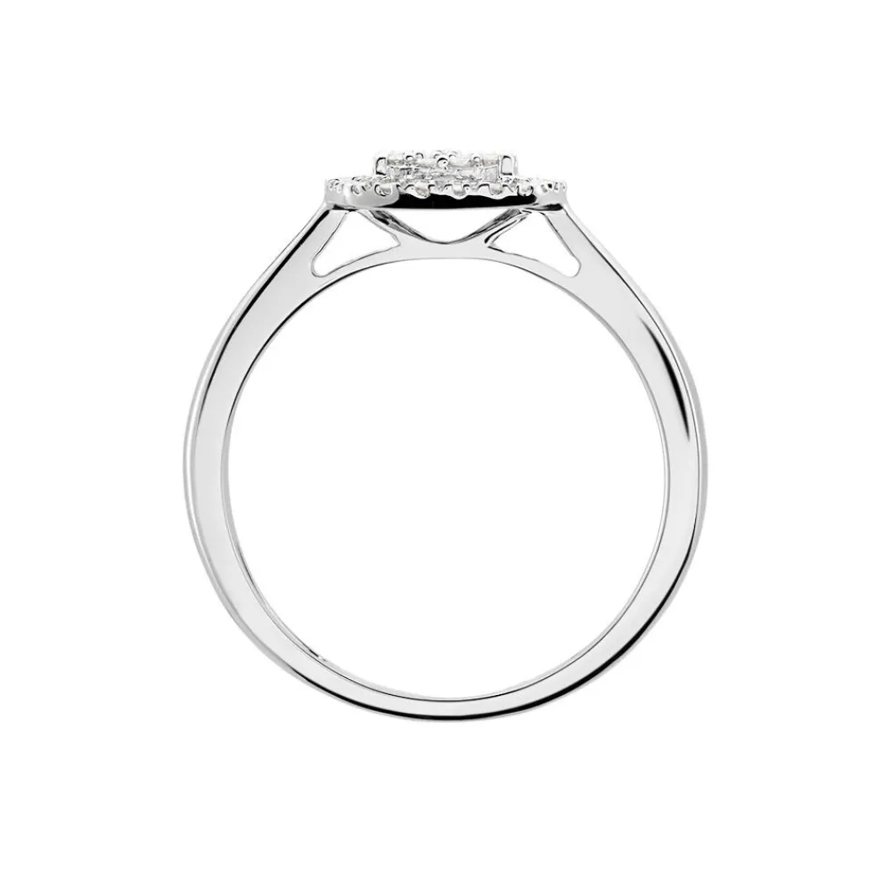 Marc Orian Bagues|Bagues Diamant > Bague Or Blanc Naveen Diamants Synthétiques