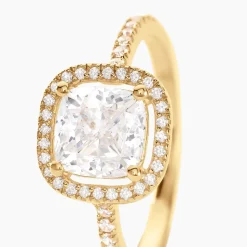 Bague Or Jaune Adrienne Oxydes De Zirconium