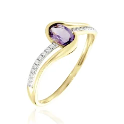 Marc Orian Anniversaire De Mariage|Bagues > Bague Or Jaune Anja Améthyste or jaune améthyste violet