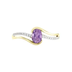 Marc Orian Anniversaire De Mariage|Bagues > Bague Or Jaune Anja Améthyste or jaune améthyste violet
