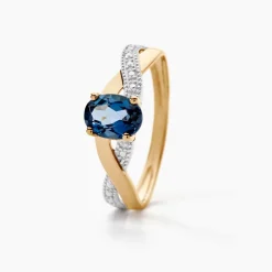 Marc Orian Anniversaire De Mariage|Bagues > Bague Or Jaune Candice Topaze