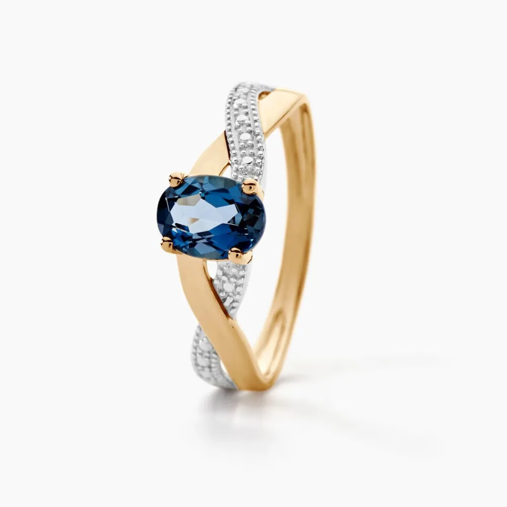 Marc Orian Anniversaire De Mariage|Bagues > Bague Or Jaune Candice Topaze