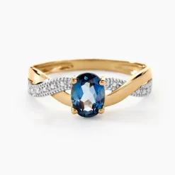 Marc Orian Anniversaire De Mariage|Bagues > Bague Or Jaune Candice Topaze