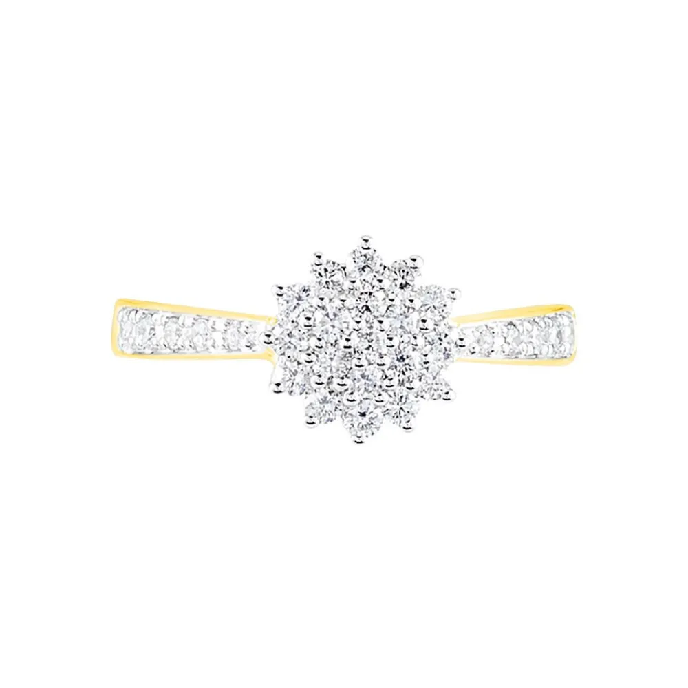 Marc Orian Anniversaire De Mariage|Bagues > Bague Or Jaune Chou Diamants or jaune diamant