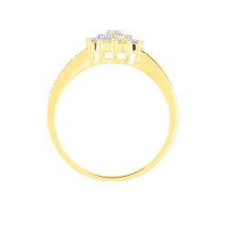 Marc Orian Anniversaire De Mariage|Bagues > Bague Or Jaune Chou Diamants or jaune diamant