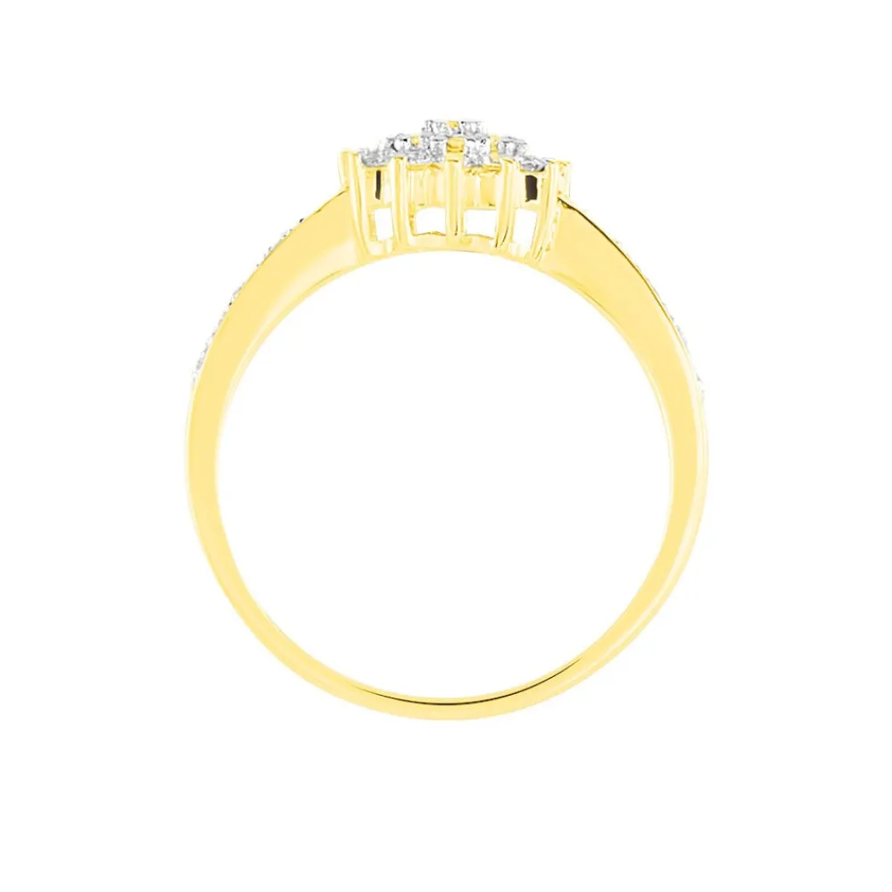 Marc Orian Anniversaire De Mariage|Bagues > Bague Or Jaune Chou Diamants or jaune diamant
