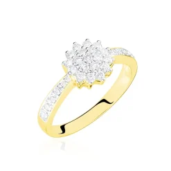 Marc Orian Anniversaire De Mariage|Bagues > Bague Or Jaune Chou Diamants or jaune diamant