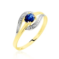 Marc Orian Anniversaire De Mariage|Bagues Saphir > Bague Or Jaune Connor Saphir Diamants