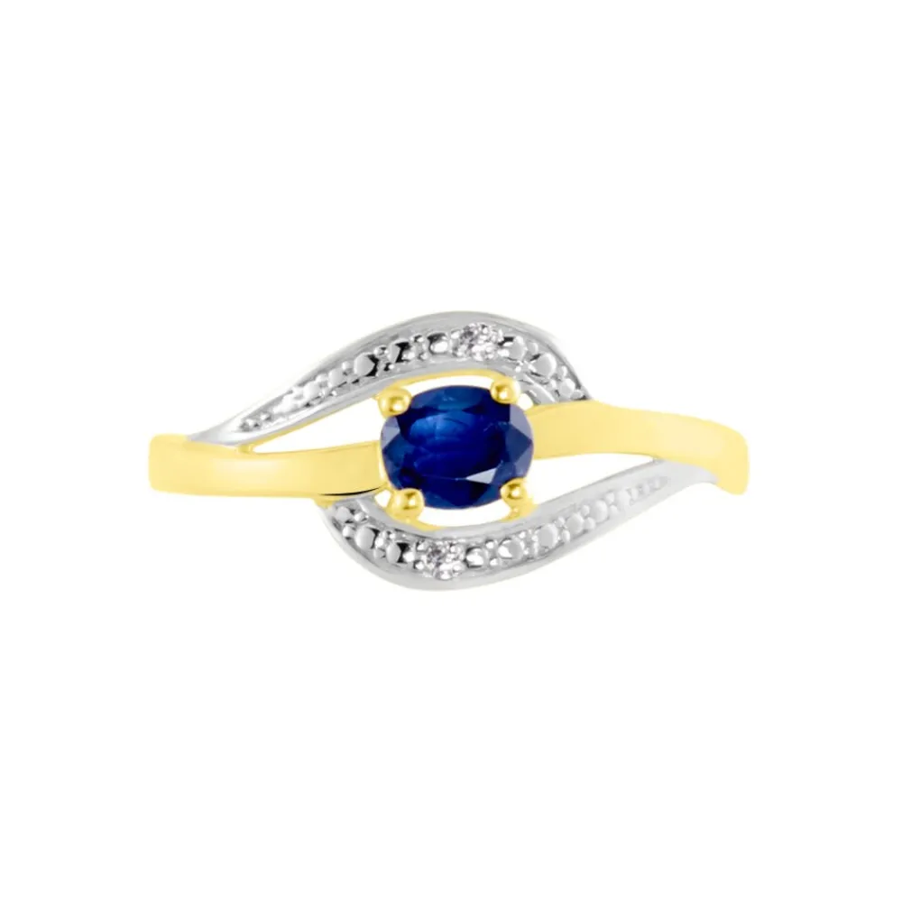 Marc Orian Anniversaire De Mariage|Bagues Saphir > Bague Or Jaune Connor Saphir Diamants