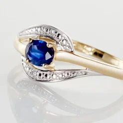 Marc Orian Anniversaire De Mariage|Bagues Saphir > Bague Or Jaune Connor Saphir Diamants